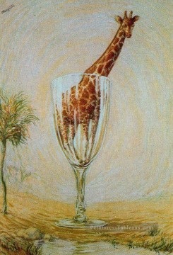 le bain de verre taillé 1946 Rene Magritte Peinture à l'huile